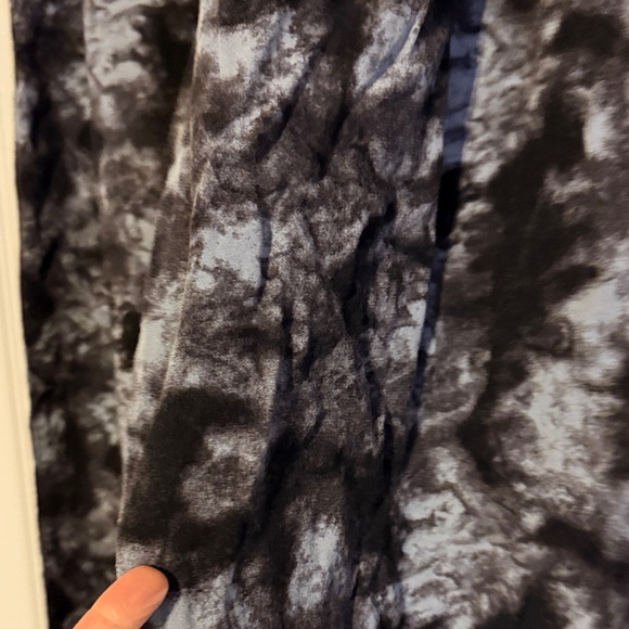 Harem Black and Gray Patterned Pants - Picture 5 of 7